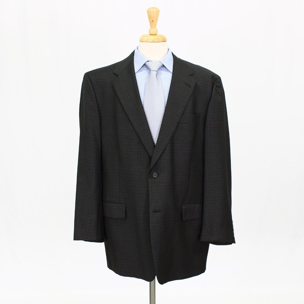 Hart Schaffner Marx Golden Trumpeter 46R Brown Sport Coat Blazer Jacket B436